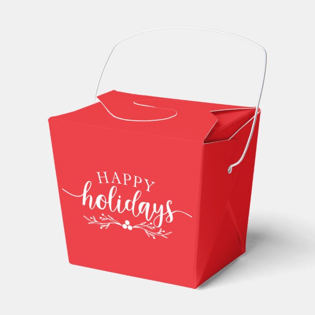 Ballotins Boîte de cadeau de faveur de vacances (Verso)