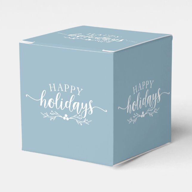 Ballotins Boîte de cadeau de faveur de vacances (Verso)