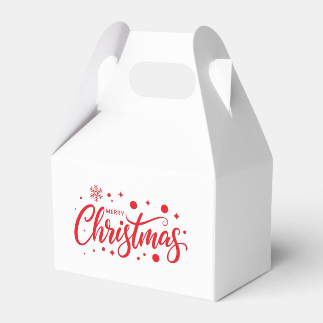 Ballotins Boîte de cadeau de faveur de vacances (Verso)