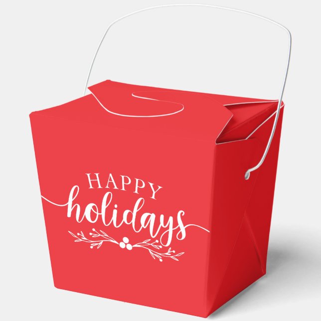 Ballotins Boîte de cadeau de faveur de vacances (Recto)