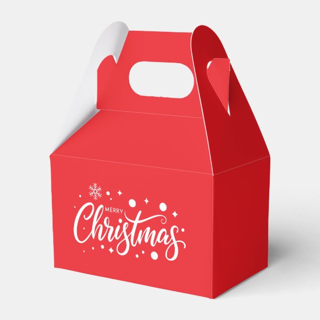 Ballotins Boîte de cadeau de faveur de vacances (Verso)