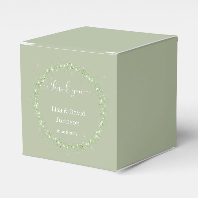 Ballotins Boîte de cadeau de faveur élégante (Verso)