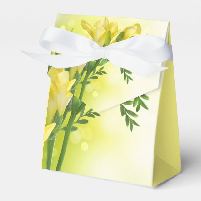 Ballotins Boîte de cadeau de fête à impression florale  (Verso)
