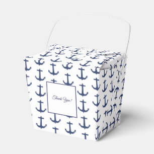 Ballotins Boîte de cadeau de fête à thème nautique personnal