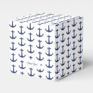 Ballotins Boîte de cadeau de fête à thème nautique personnal