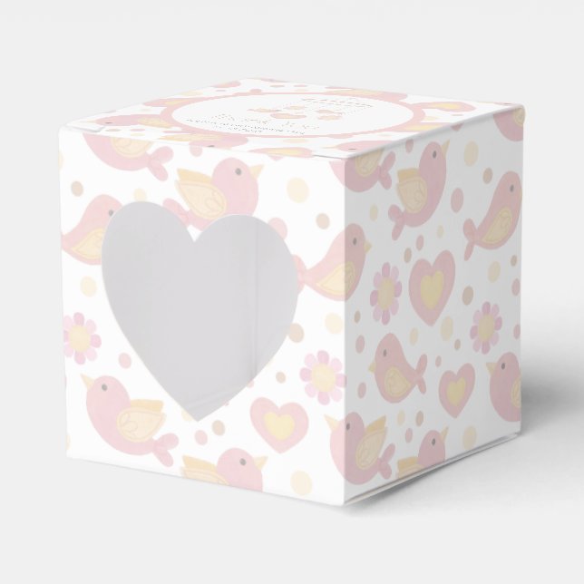 Ballotins Boîte de cadeau de fête de naissance pour mobile b (Verso)