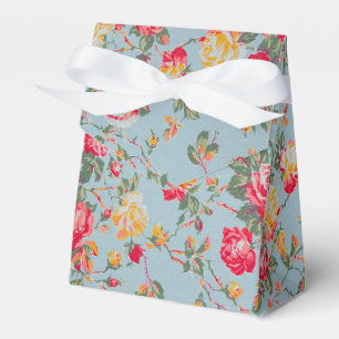 Ballotins Boîte de cadeau de fête de tente florale vintage