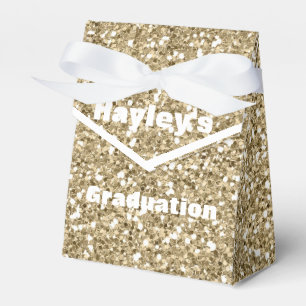 Ballotins Boîte de cadeau de fête imprimée avec paillettes d