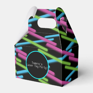 Ballotins Boîte de cadeau de fête Laser Tag Glow
