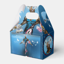 Boîte de cadeau de fête thème Capricorne