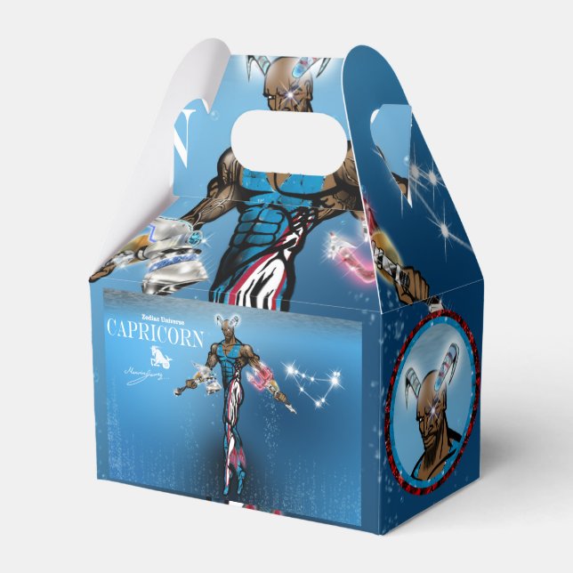 Ballotins Boîte de cadeau de fête thème Capricorne (Verso)