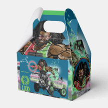 Boîte de cadeau de fête thème Lion