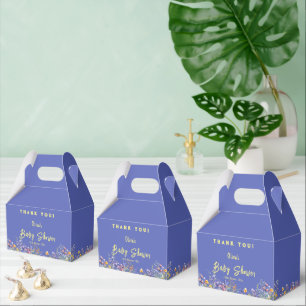 Ballotins Boîte de cadeau de fleurs sauvages pour Baby Showe