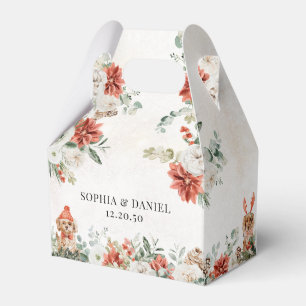 Ballotins Boîte de cadeau de mariage d'hiver