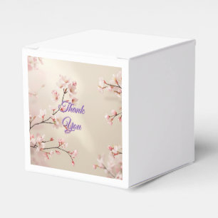 Ballotins Boîte de cadeau de mariage personnalisée à fleurs 