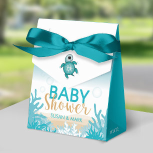 Ballotins Boîte de cadeau de thème Tortue de mer bébé