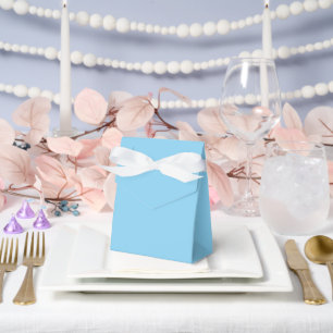 Ballotins Boîte de cadeau élégante en forme de tente bleu bé