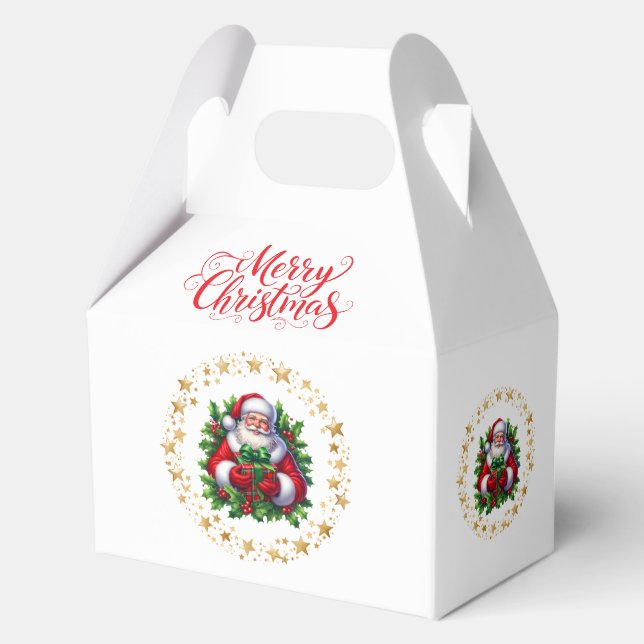 Ballotins Boîte de cadeau Santa Favor (Recto)