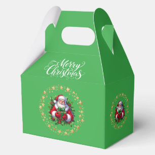 Ballotins Boîte de cadeau Santa Favor