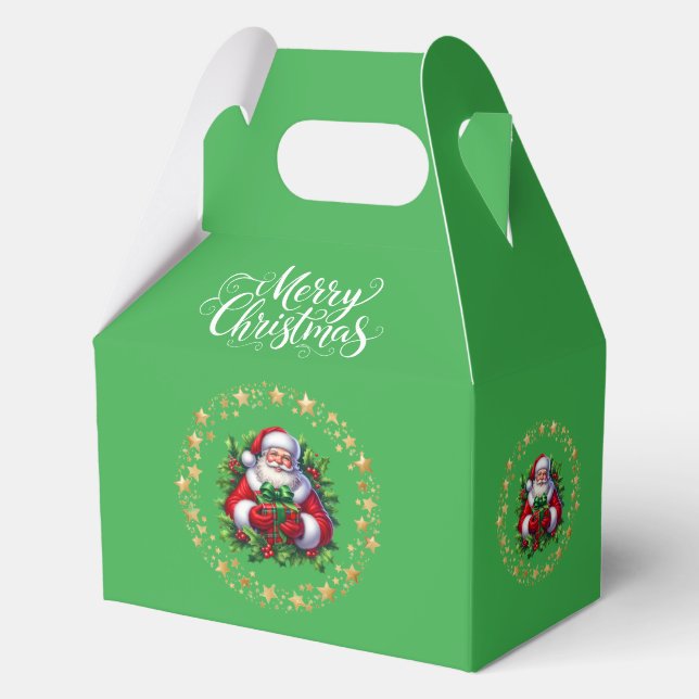 Ballotins Boîte de cadeau Santa Favor (Recto)