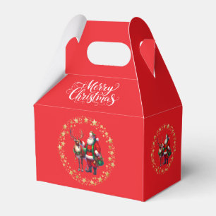 Ballotins Boîte de cadeau Santa Favor