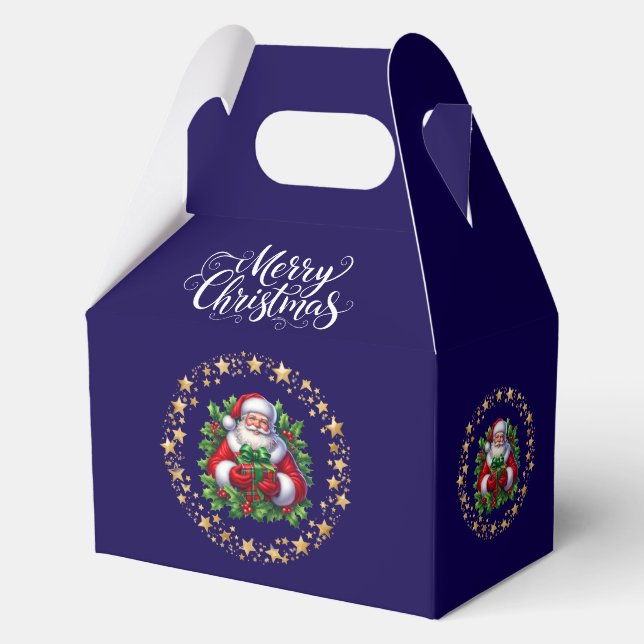 Ballotins Boîte de cadeau Santa Favor (Recto)