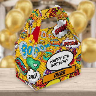Ballotins Boîte de cadeaux de fête d'anniversaire de super-h