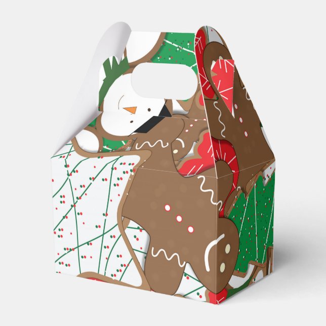 Ballotins Boîte de cadeaux de fête de Noël pour biscuits de  (Verso)