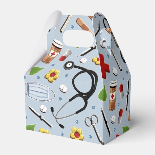 Ballotins Boîte de cadeaux de fête pour infirmière (Verso)