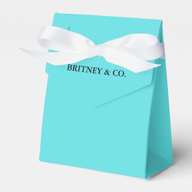 Ballotins Boîte de cadeaux personnalisés Bride & Co. (Verso)