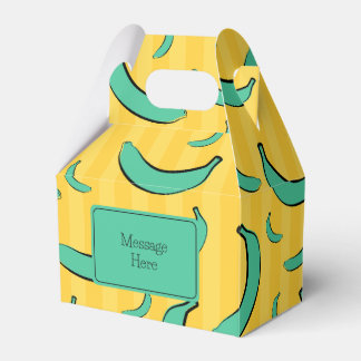 Ballotins Boîte de faveur à motif de banane