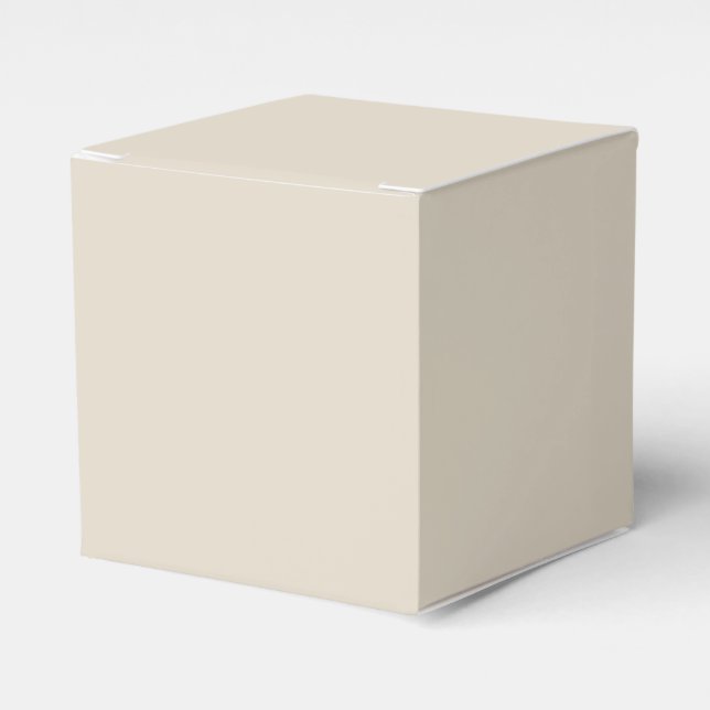 Ballotins Boîte de faveur classique blanc os (Verso)
