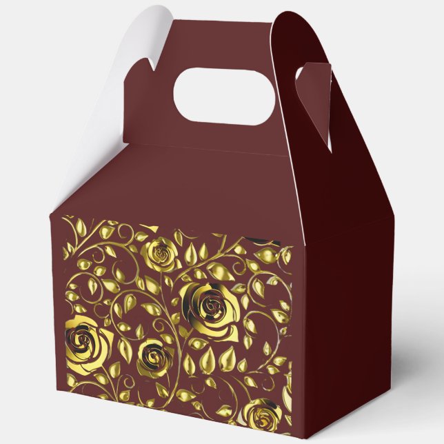 Ballotins Boîte de faveur - Collection Wine Velvet (Verso)