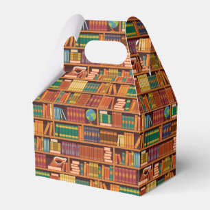 Ballotins Boîte de faveur d'amateur de livres
