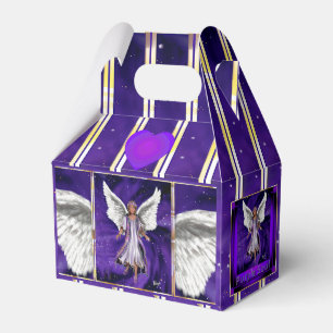 Ballotins Boîte de faveur d'âme violette