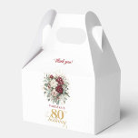 Ballotins Boîte de faveur d'anniversaire 80 ans Burgundy Boh<br><div class="desc">✅ Pour rechercher des articles correspondants 42-80 dans mes collections ✅</div>