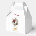Ballotins Boîte de Faveur d'Anniversaire 80 Burgundy Blush É<br><div class="desc">✅ Pour rechercher des articles correspondants 42-80 dans mes collections ✅</div>