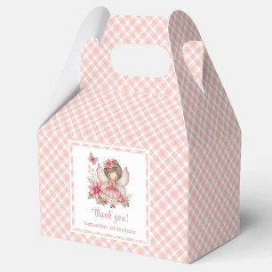 Ballotins Boîte de Faveur d'Anniversaire de Fille aux Fleurs