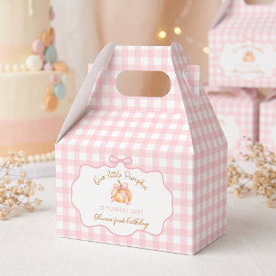 Ballotins Boîte de faveur d'anniversaire de fille rose petit