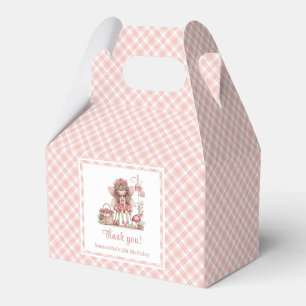 Ballotins Boîte de Faveur d'Anniversaire Fleurie de Jeune Fi