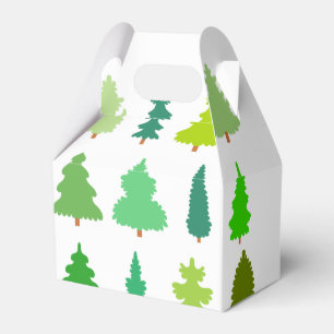 Ballotins Boîte de faveur d'arbres de Noël