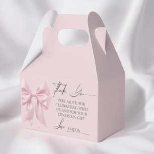 Ballotins Boîte de Faveur de Baby Shower avec un Élégant Rub