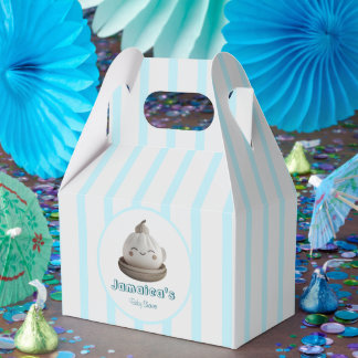 Ballotins Boîte de faveur de Baby Shower Bébé Petit Bao Bleu