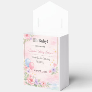 Ballotins Boîte de faveur de Baby Shower Boîte de traitement