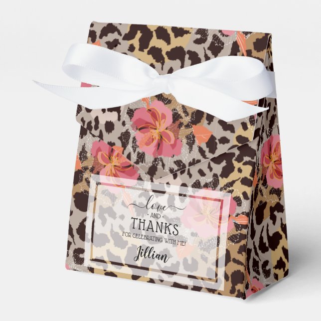 Ballotins Boîte de faveur de Baby Shower Pastel Citrouilles  (Verso)