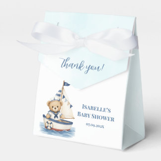 Ballotins Boîte de faveur de Baby Shower Petit marin