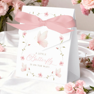 Ballotins Boîte de faveur de Baby Shower Petite Papillon