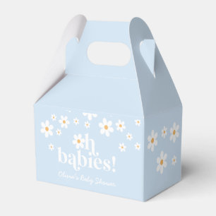 Ballotins Boîte de faveur de Baby Shower Rétro Bébés Fleur d