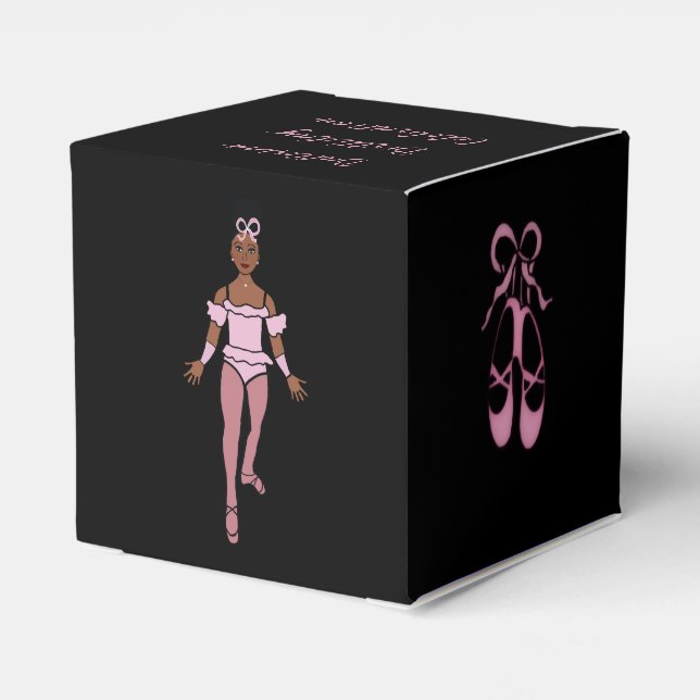 Ballotins Boîte de faveur de ballerine #1 (Arrière)