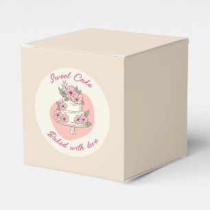 Ballotins Boîte de faveur de boulangerie de gâteau sucré